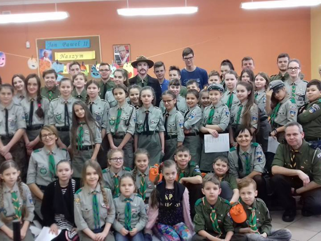 Harcerze oraz zuchy obchodziły Dzień Myśli Braterskiej