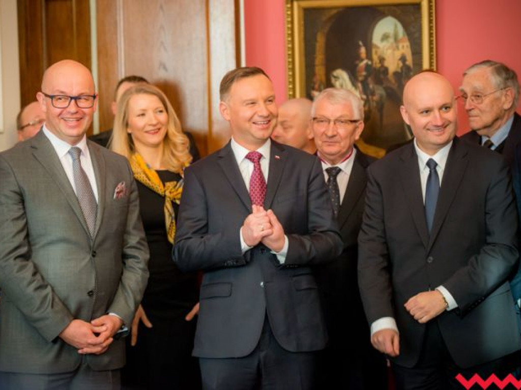 Burmistrz i przewodniczący rady zaprosili prezydenta do Miłosławia