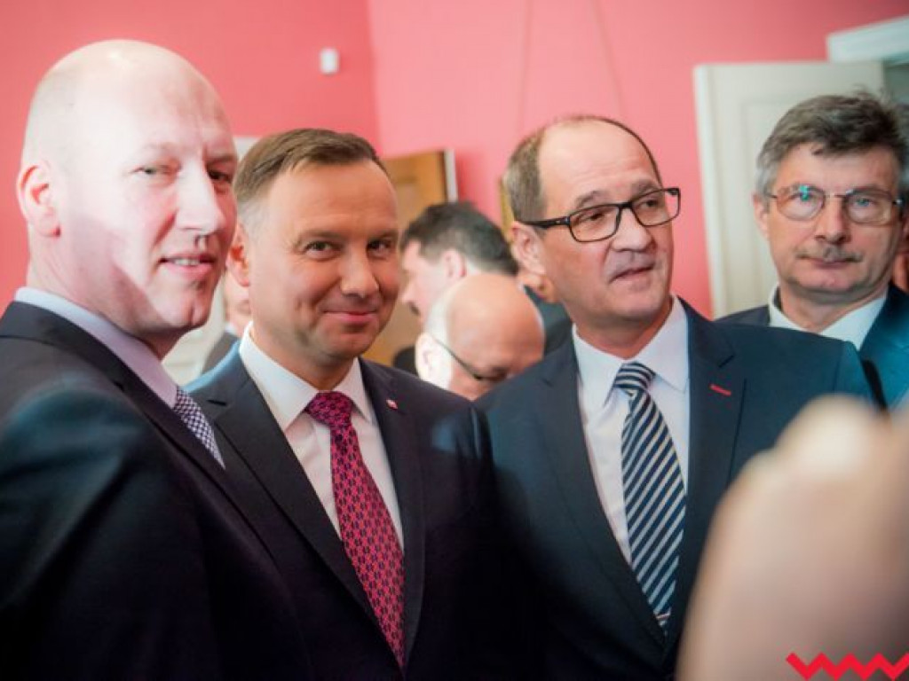 Burmistrz i przewodniczący rady zaprosili prezydenta do Miłosławia
