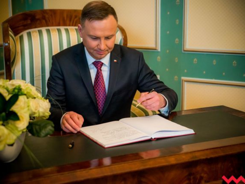 Burmistrz i przewodniczący rady zaprosili prezydenta do Miłosławia