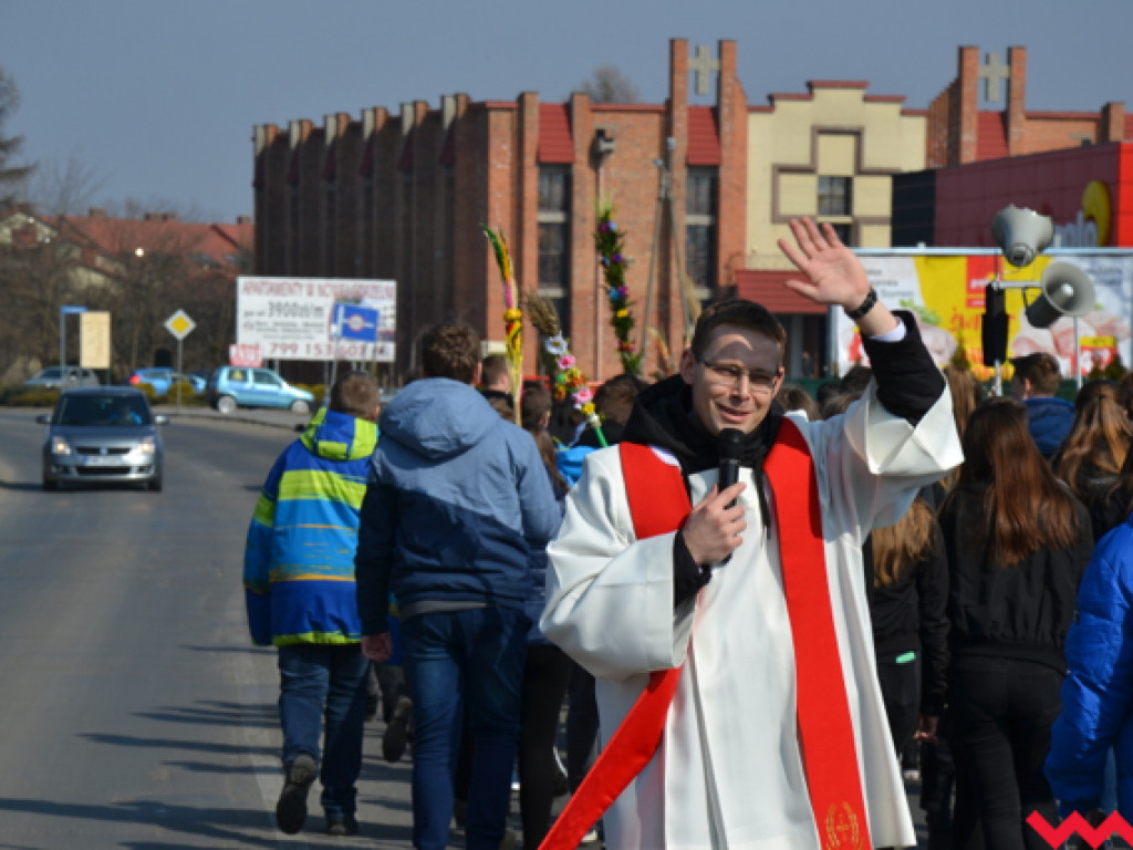 Przez miasto z palmami. Wrzesińska wersja Światowego Dnia Młodzieży