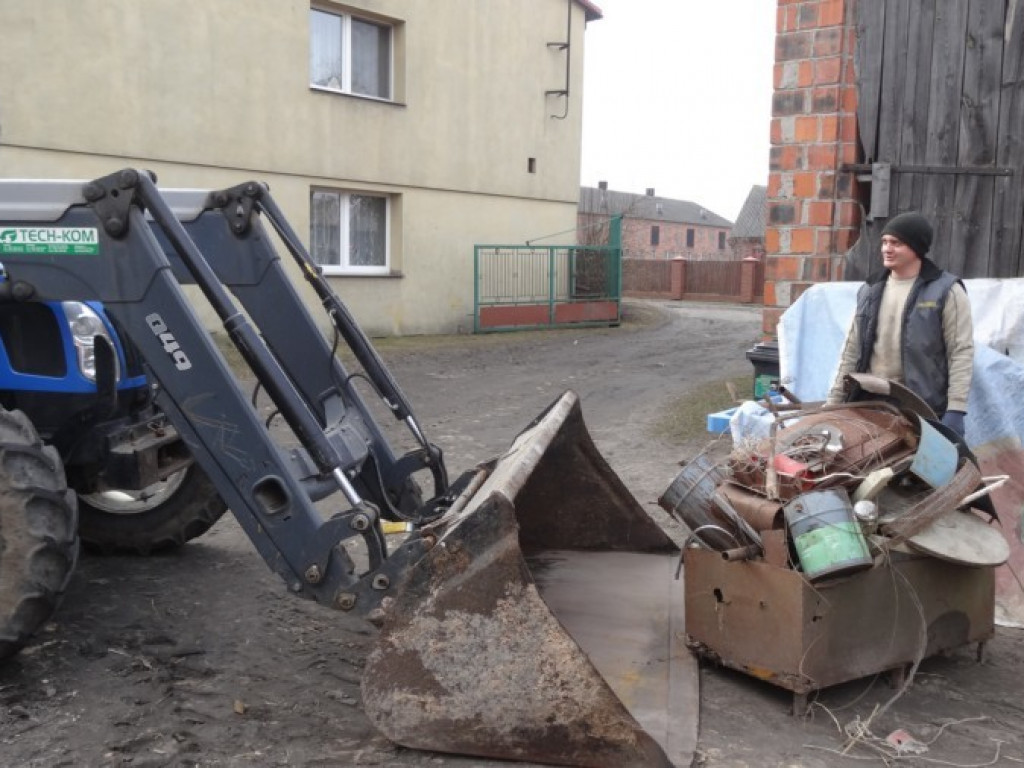 Kolejna udana zbiórka złomu na terenie Chlebowa