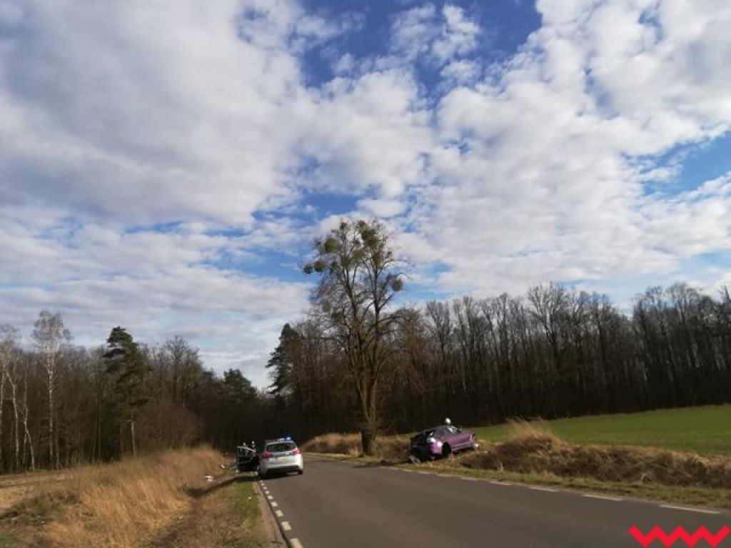 Zderzenie dwóch samochodów. Skończyło się na strachu