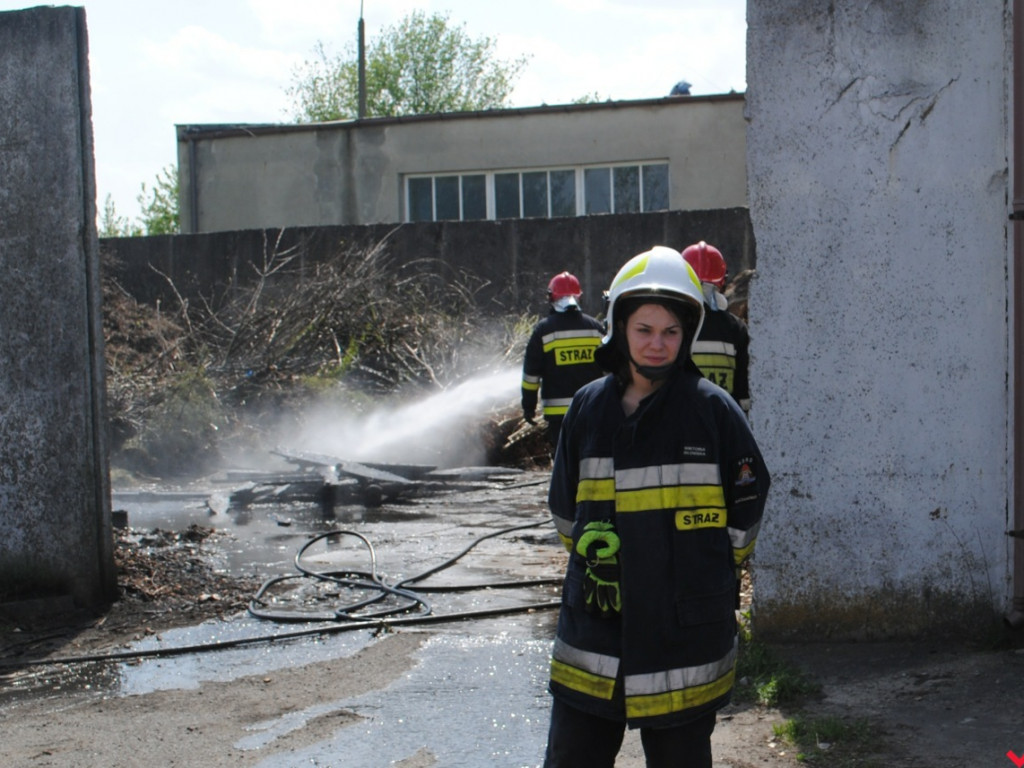 Pożar na terenie SIWL-u. Strażacy zdusili go w zarodku