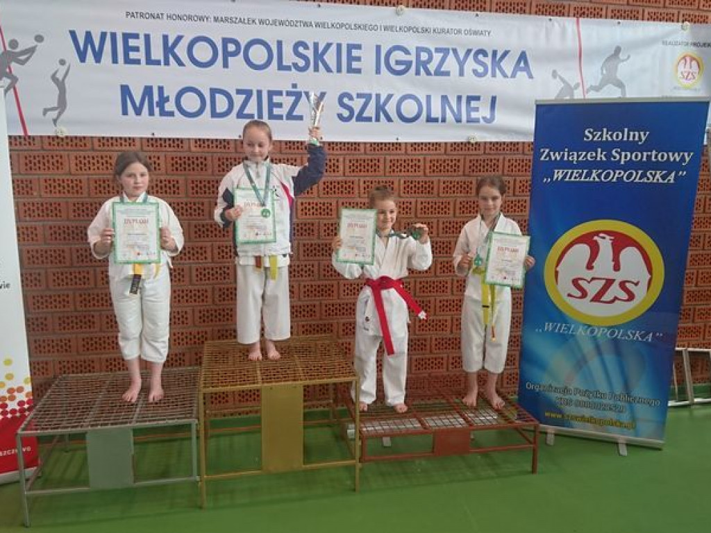Świetny występ karateków w Igrzyskach Młodzieży Szkolnej. Reprezentanci Wrzesińskiego Klubu Karate zdobywali medale dla sześciu szkół (galeria)