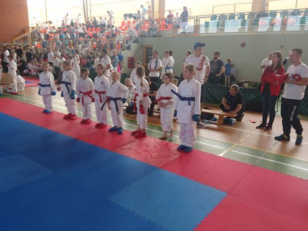 Świetny występ karateków w Igrzyskach Młodzieży Szkolnej. Reprezentanci Wrzesińskiego Klubu Karate zdobywali medale dla sześciu szkół (galeria)
