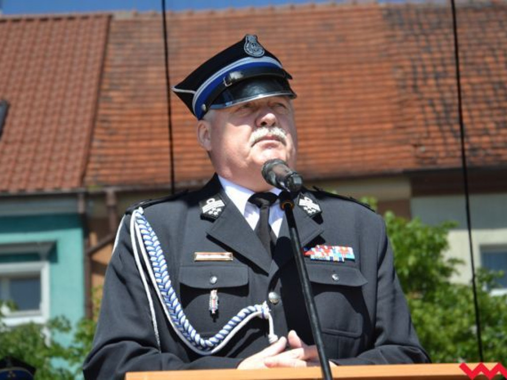 Podwójna uroczystość strażaków na wrzesińskim rynku