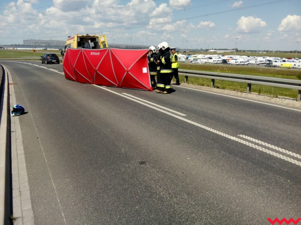 Minuta ciszy i odznaka dla tragicznie zmarłego motocyklisty