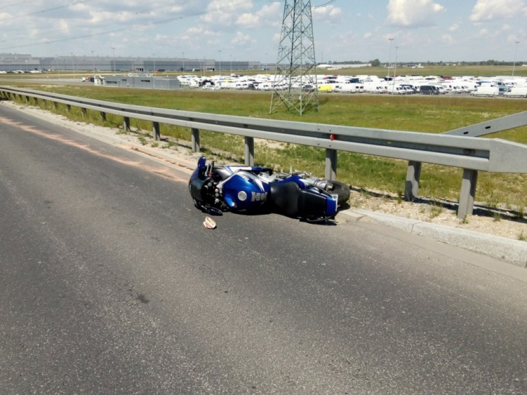 Minuta ciszy i odznaka dla tragicznie zmarłego motocyklisty