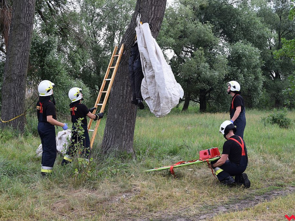 Strażacy ochotnicy z powiatu wrzesińskiego doskonalili umiejętności ratownicze