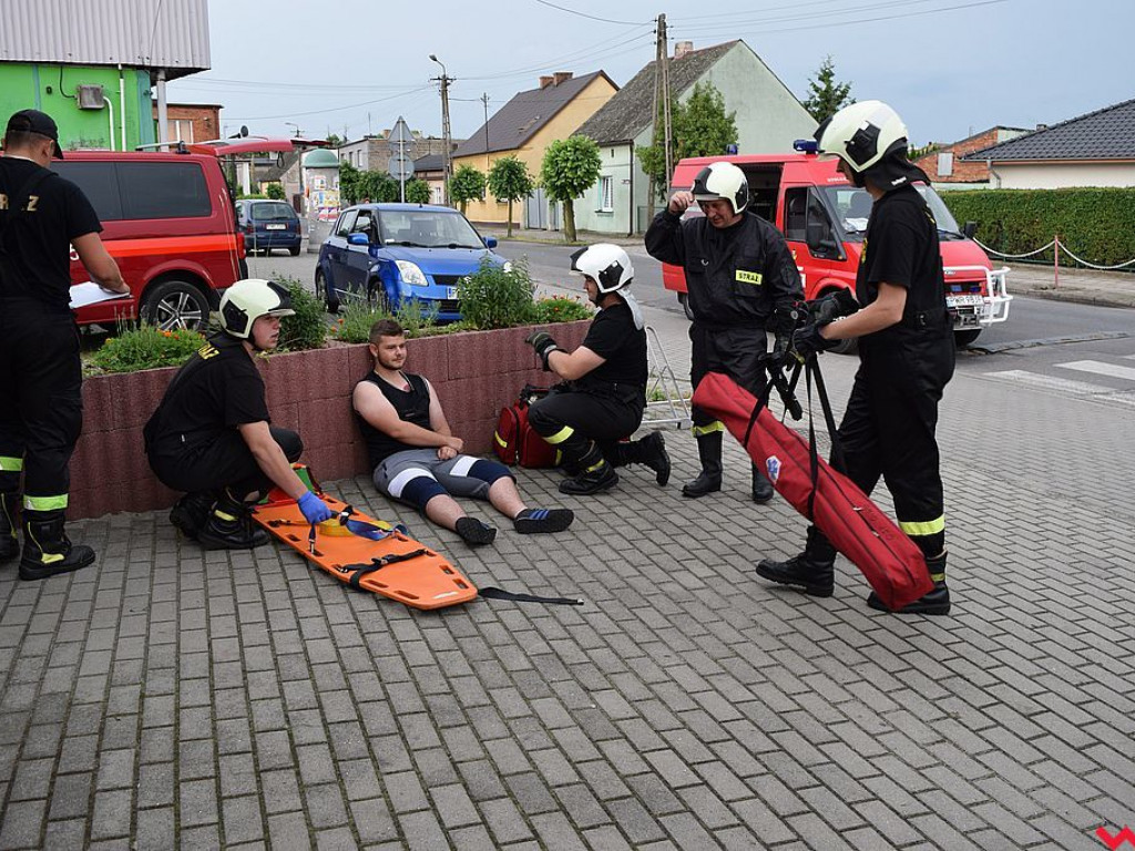 Strażacy ochotnicy z powiatu wrzesińskiego doskonalili umiejętności ratownicze