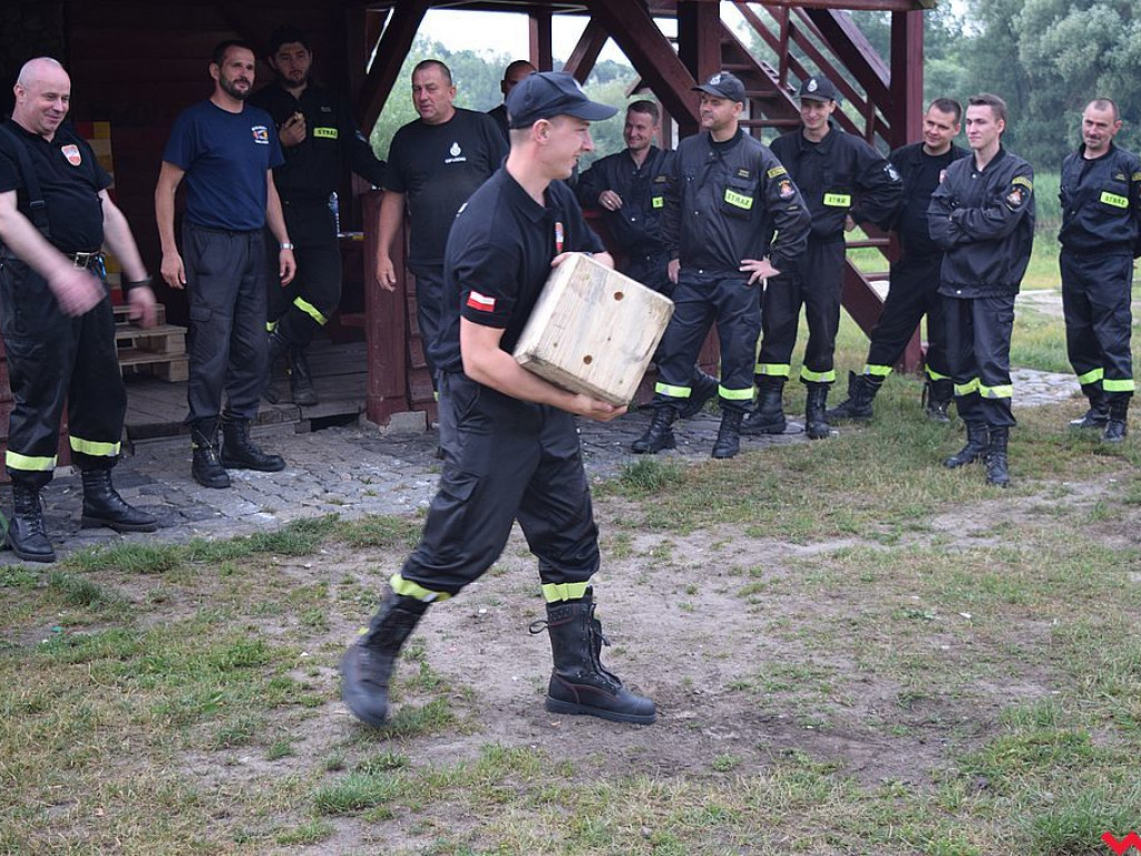 Strażacy ochotnicy z powiatu wrzesińskiego doskonalili umiejętności ratownicze