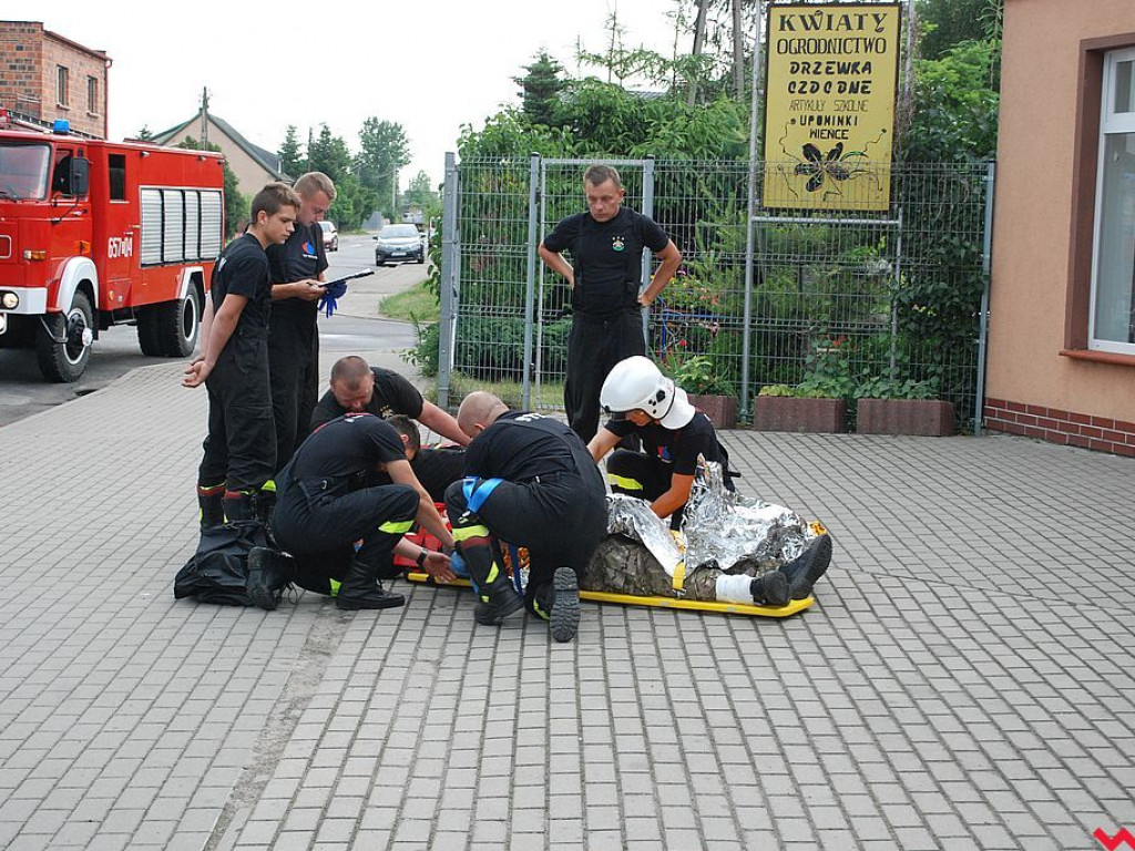 Strażacy ochotnicy z powiatu wrzesińskiego doskonalili umiejętności ratownicze