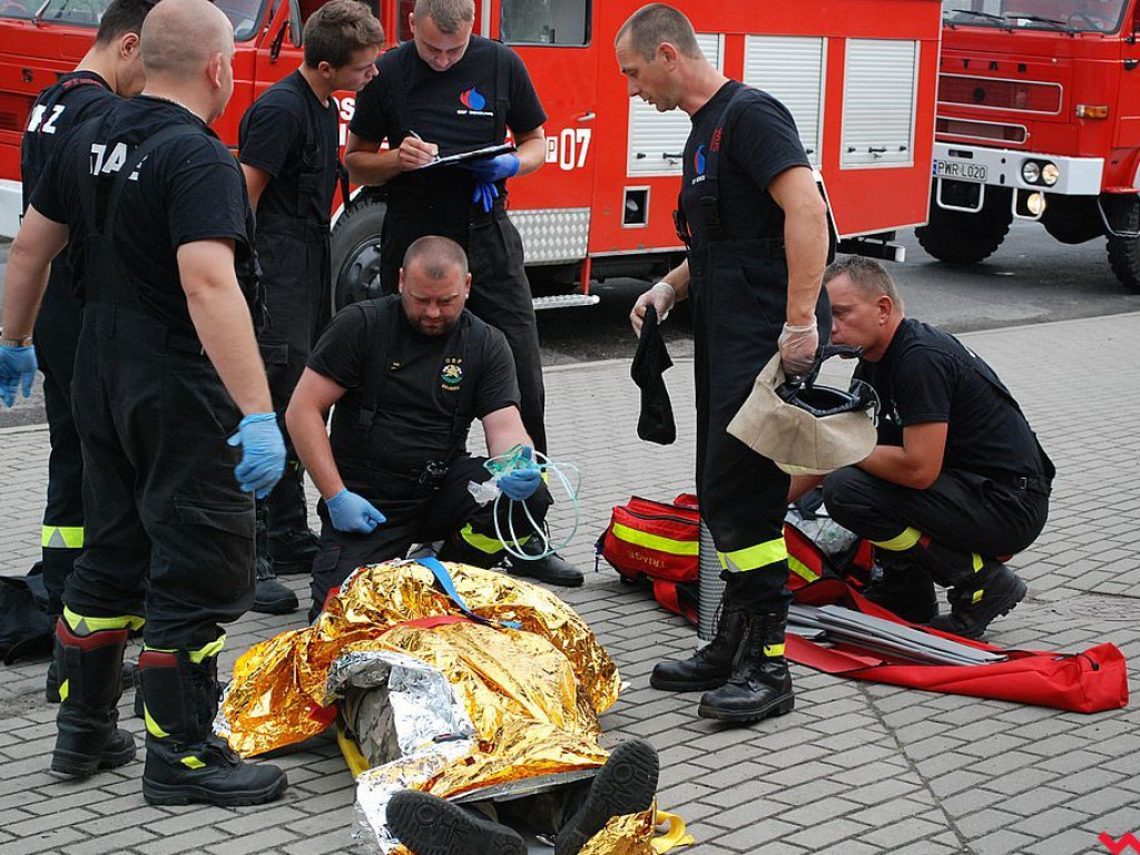 Strażacy ochotnicy z powiatu wrzesińskiego doskonalili umiejętności ratownicze