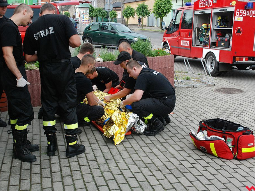 Strażacy ochotnicy z powiatu wrzesińskiego doskonalili umiejętności ratownicze