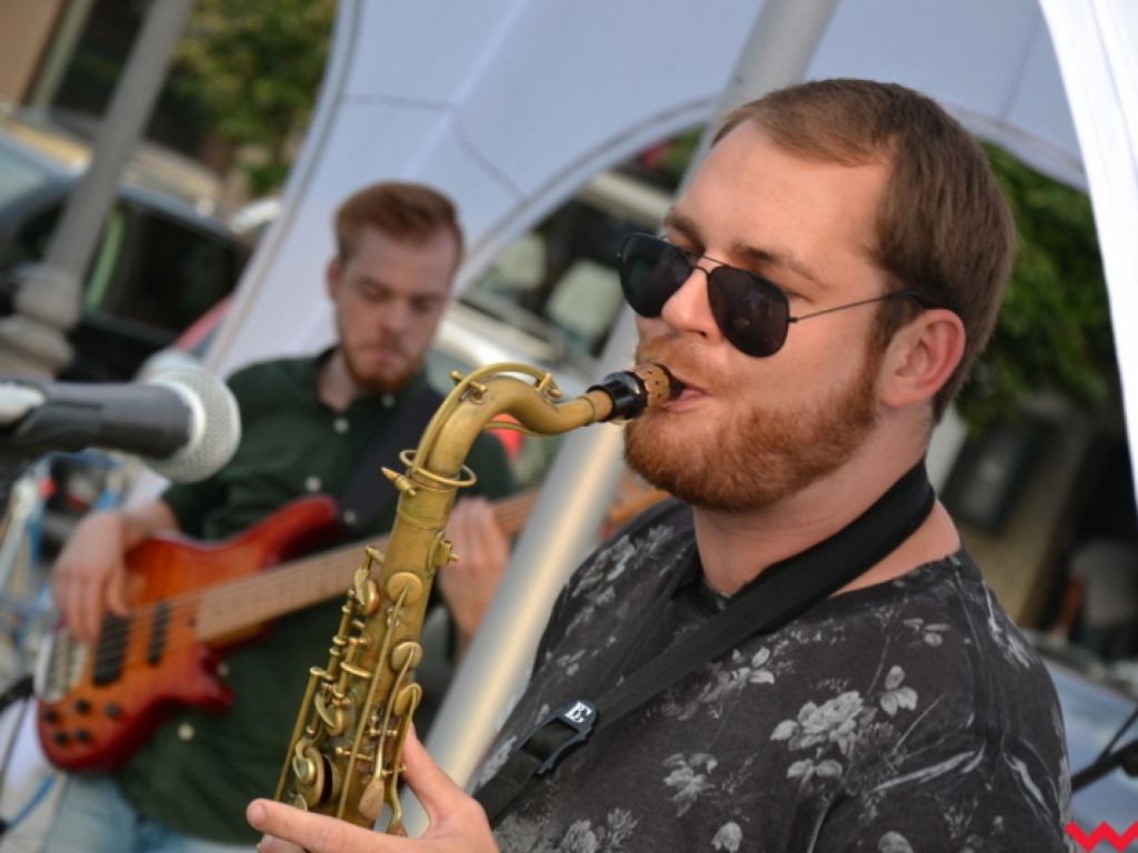 Marek Konarski Funky Night. Jazz zadomowił się na wrzesińskim rynku
