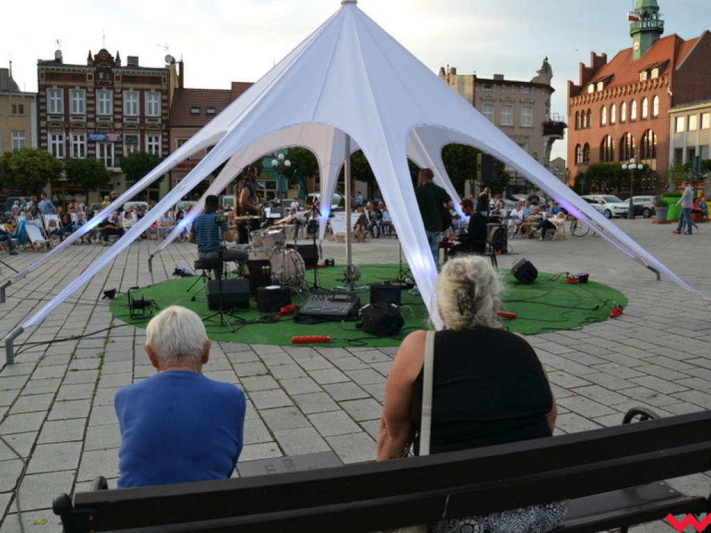 Marek Konarski Funky Night. Jazz zadomowił się na wrzesińskim rynku