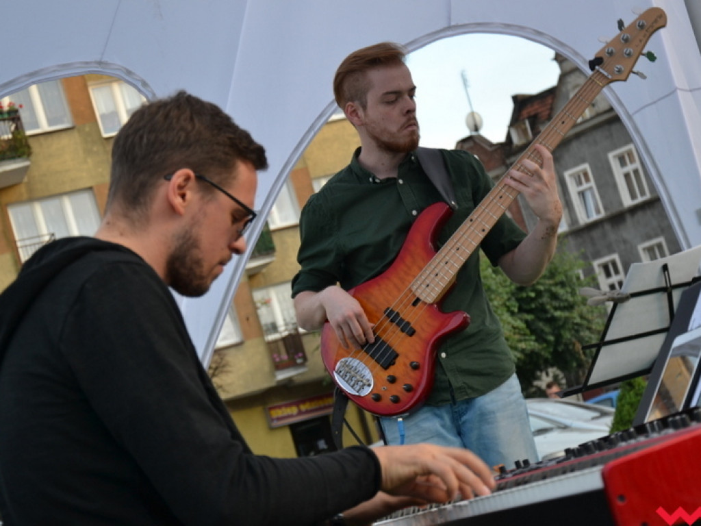 Marek Konarski Funky Night. Jazz zadomowił się na wrzesińskim rynku