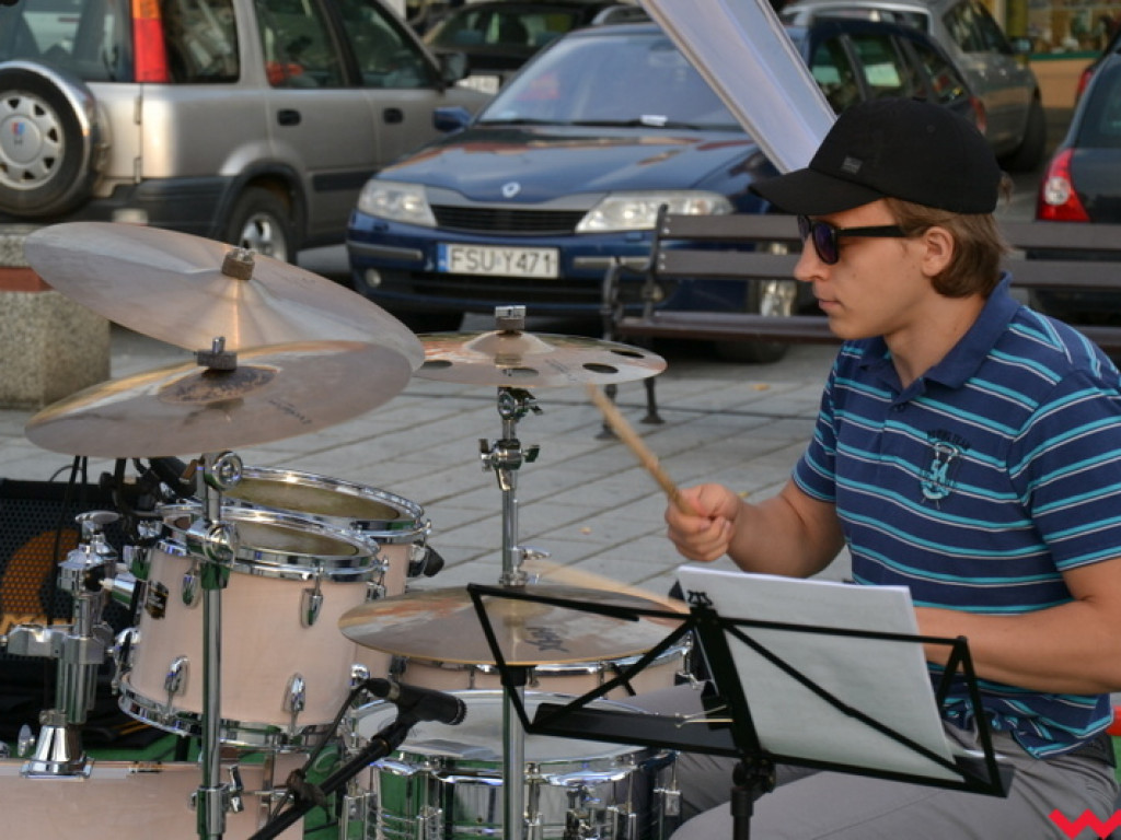 Marek Konarski Funky Night. Jazz zadomowił się na wrzesińskim rynku