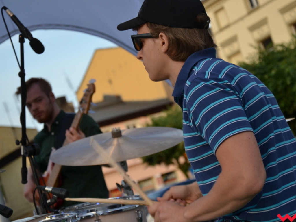 Marek Konarski Funky Night. Jazz zadomowił się na wrzesińskim rynku