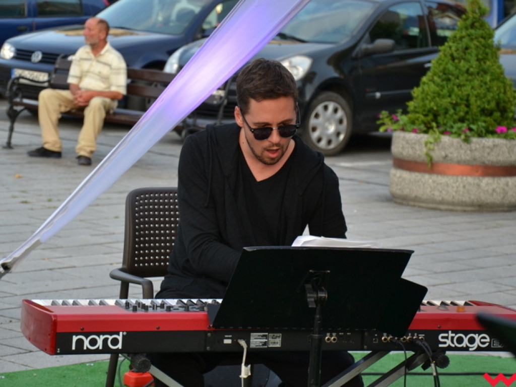 Marek Konarski Funky Night. Jazz zadomowił się na wrzesińskim rynku