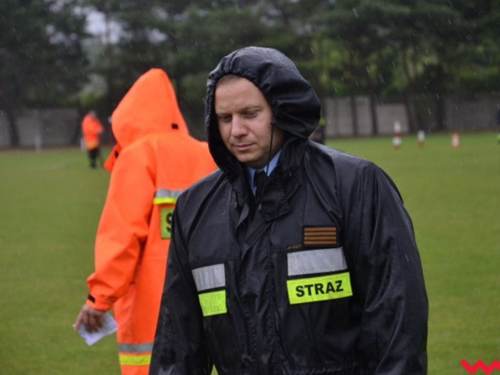 Strażacy przemoknięci do suchej nitki. Nikt jednak nie narzekał