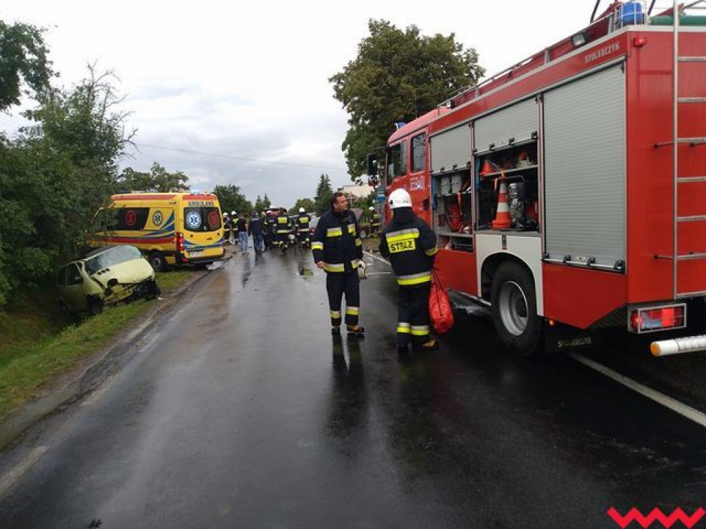 Groźny wypadek w Budziłowie. Kilku rannych w tym kobieta w ciąży