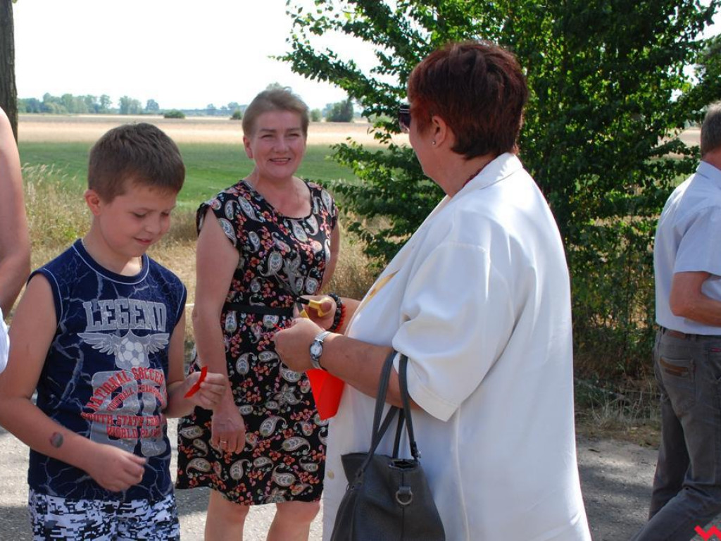 Nowy chodnik cieszy mieszkańców Rudy Komorskiej