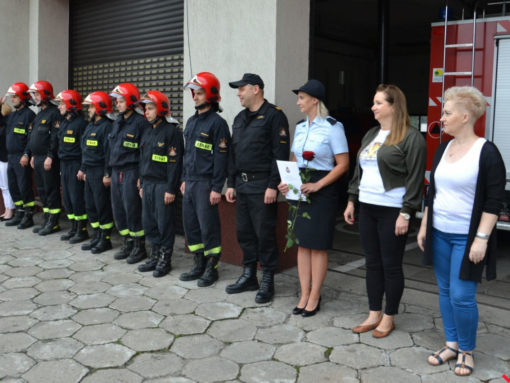 Wrzesińska strażaczka najlepsza na kursie. Pracownicy komendy nie ukrywają dumy