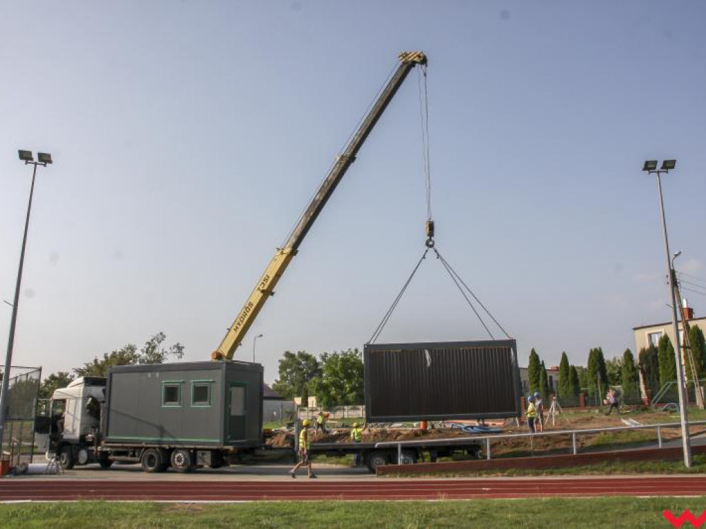 Udogodnienie dla uczniów i nauczycieli. Przy ZSTiO powstaje szatnia