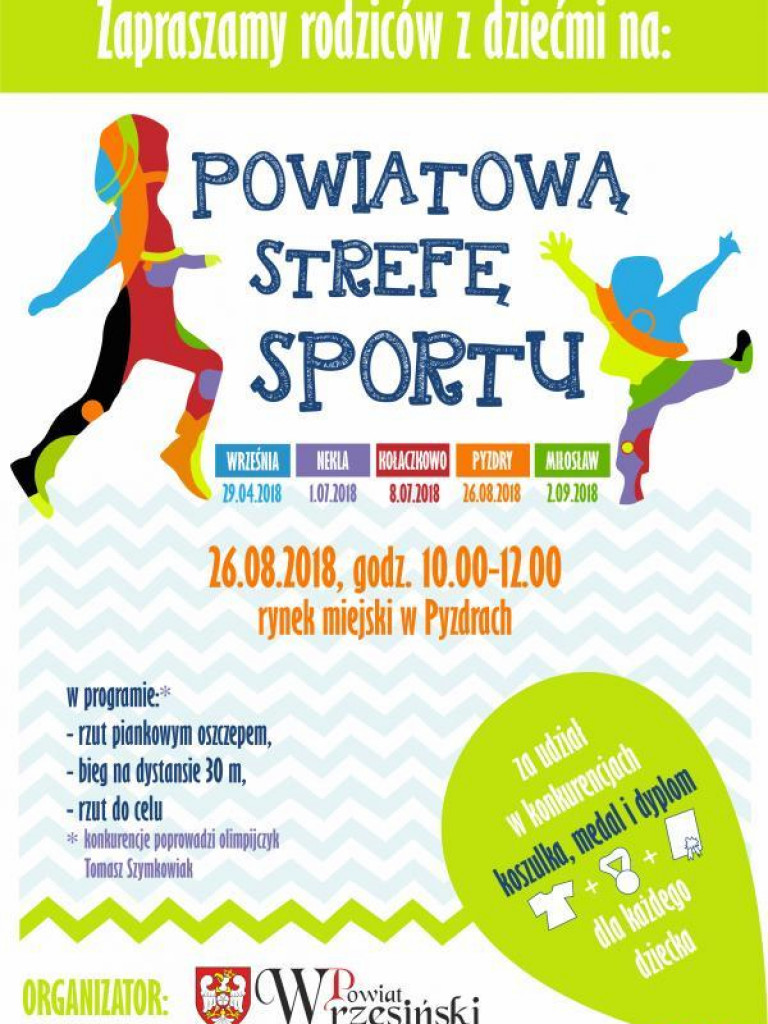 Bieg Kazimierzowski, Powiatowa Strefa Sportu oraz rejestracja dawców szpiku dla 4-letniej Darii