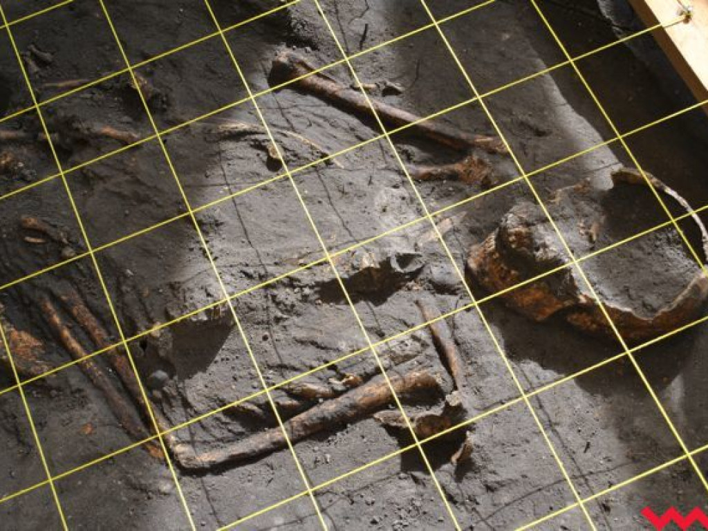 Archeolodzy odkryli w Grzybowie pochówek 55-letniego mężczyzny i 4-letniego dziecka
