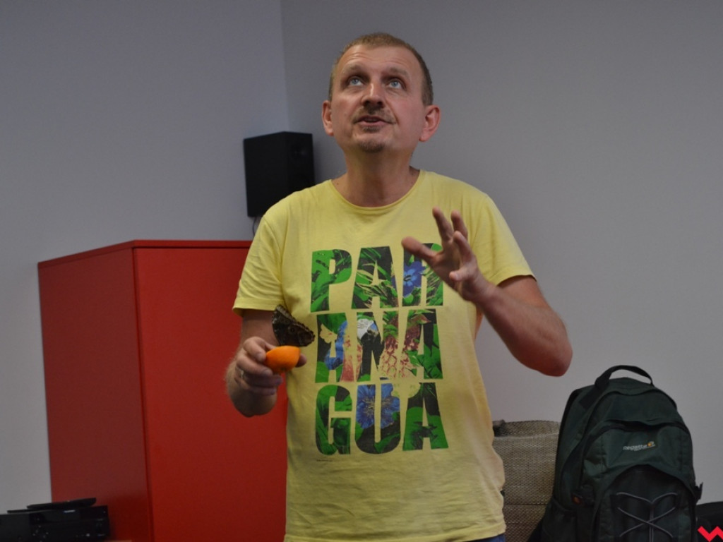 Motyle, ślimaki i inne bezkręgowce na otwarciu Leader School