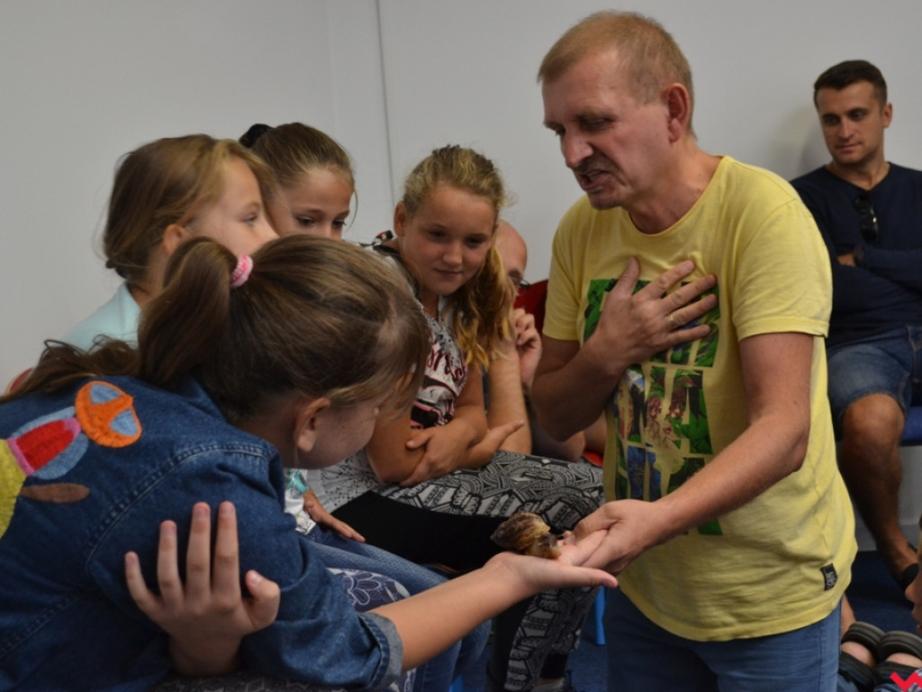 Motyle, ślimaki i inne bezkręgowce na otwarciu Leader School