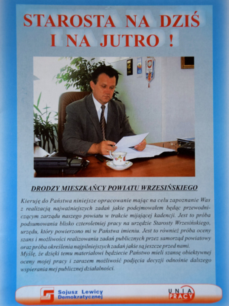 Jak rodził się układ rządzący Wrześnią i powiatem?  Ulotkowy powrót do wyborów samorządowych 2002