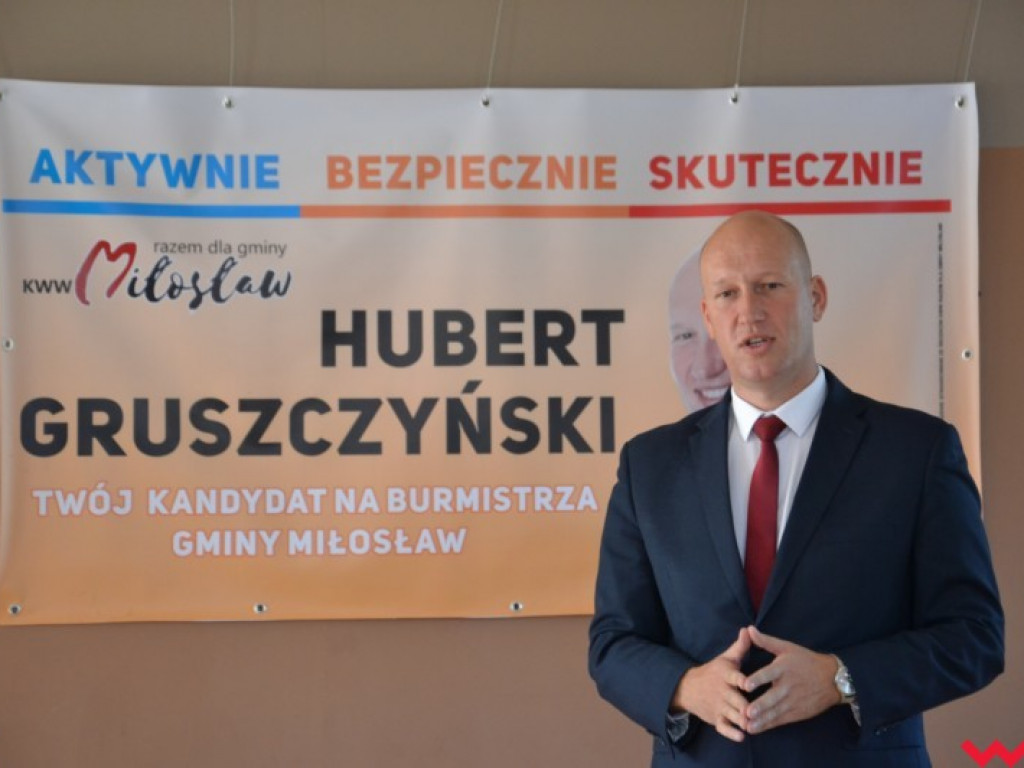 Drużyna Gruszczyńskiego „w bitwie o lepsze czasy i zmiany” obiecuje Nowe Centrum Miłosławia