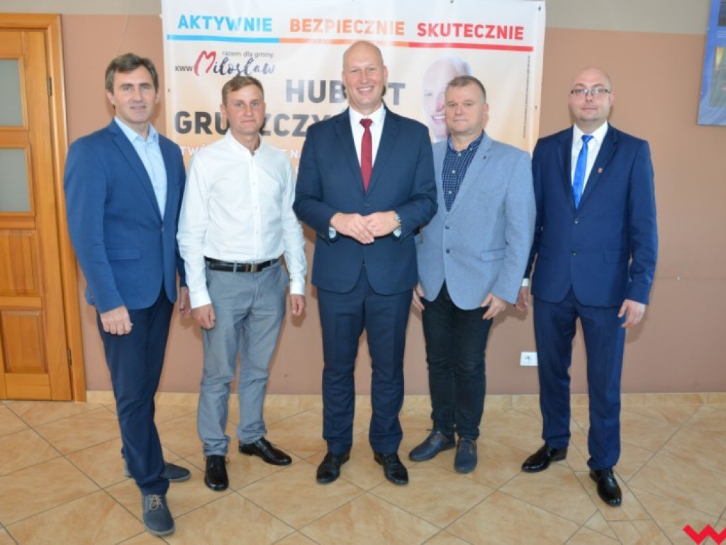 Drużyna Gruszczyńskiego „w bitwie o lepsze czasy i zmiany” obiecuje Nowe Centrum Miłosławia