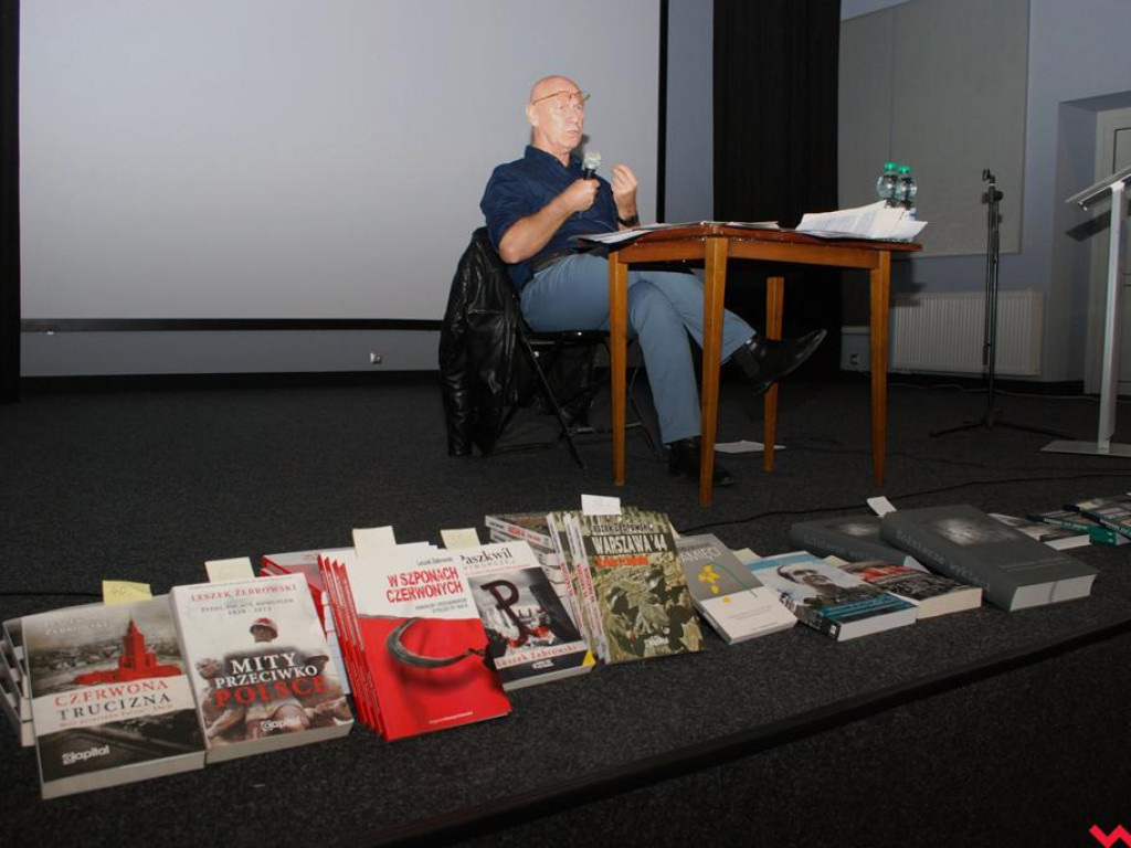 Spotkanie z Leszkiem Żebrowskim poświęcone tematyce Żołnierzy Wyklętych
