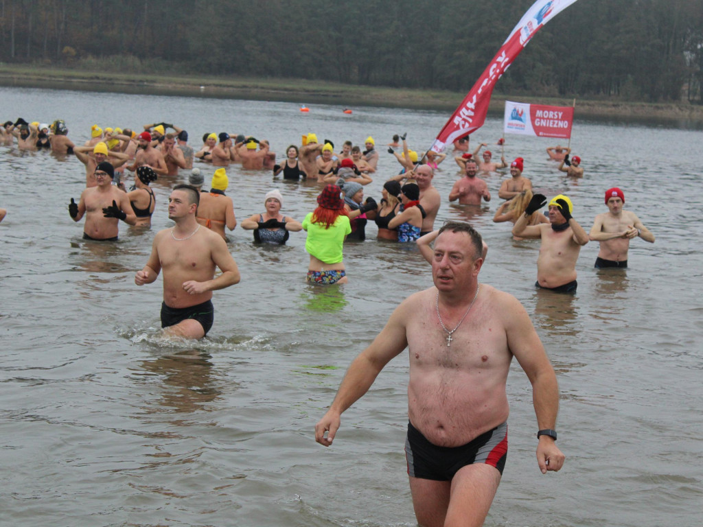 Czekają na zimę, ale wskoczyli już do wody. Morsy rozpoczęły chłodne kąpiele