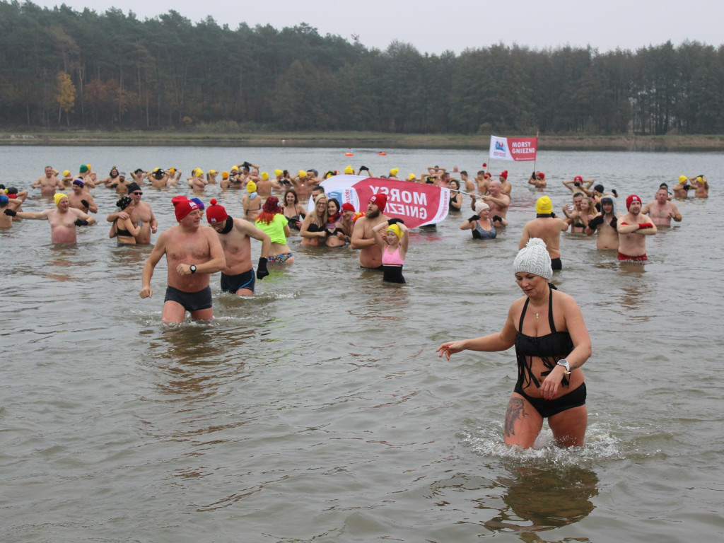 Czekają na zimę, ale wskoczyli już do wody. Morsy rozpoczęły chłodne kąpiele
