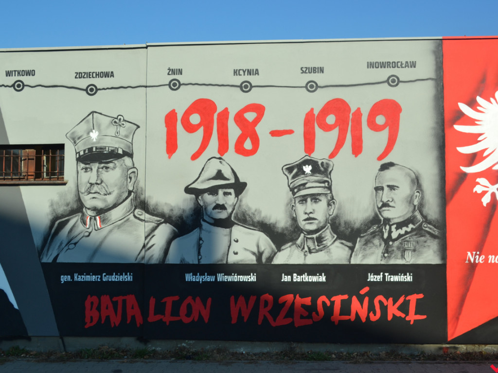 Mural na jubileusz odzyskania niepodległości został oficjalnie odsłonięty
