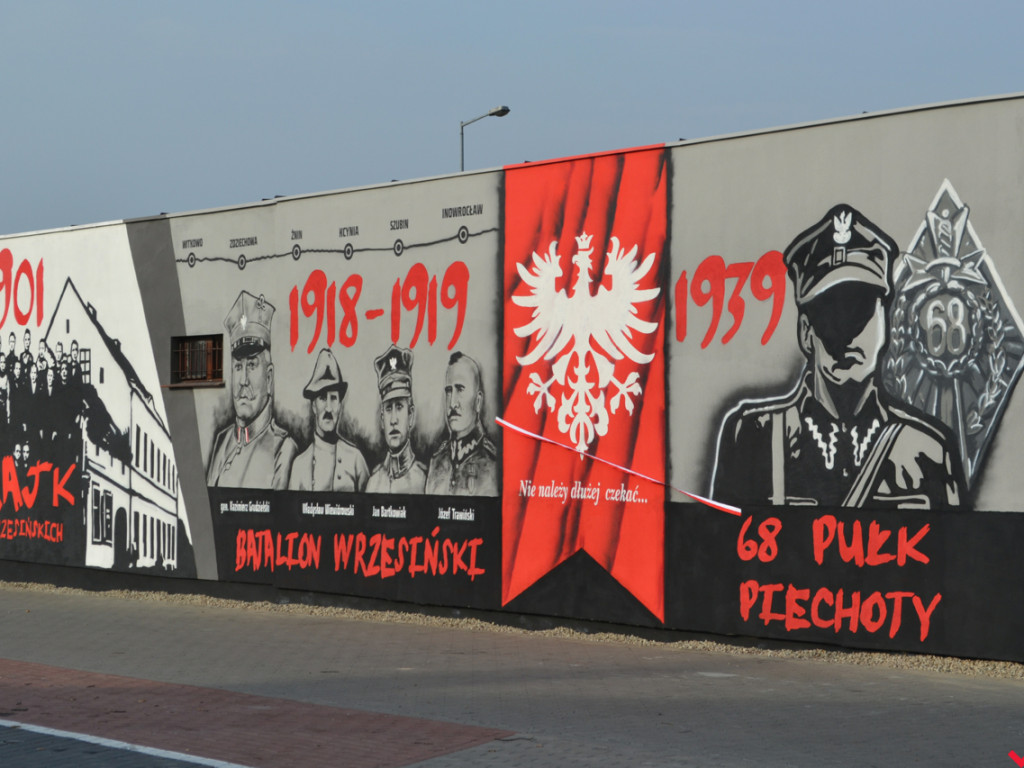Mural na jubileusz odzyskania niepodległości został oficjalnie odsłonięty