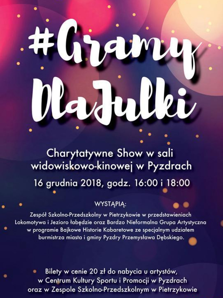 Pomóżmy Julce wygrać z chorobą