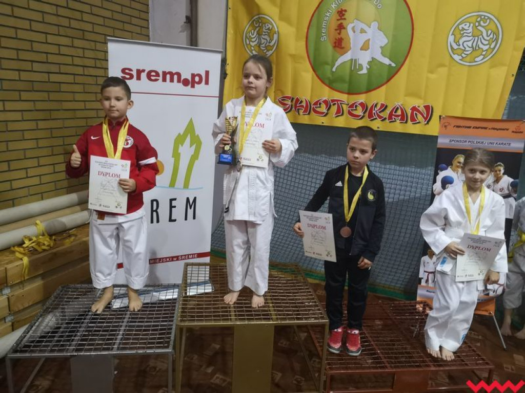 Kolejne miejsca na podium zawodników Wrzesińskiego Klubu Karate