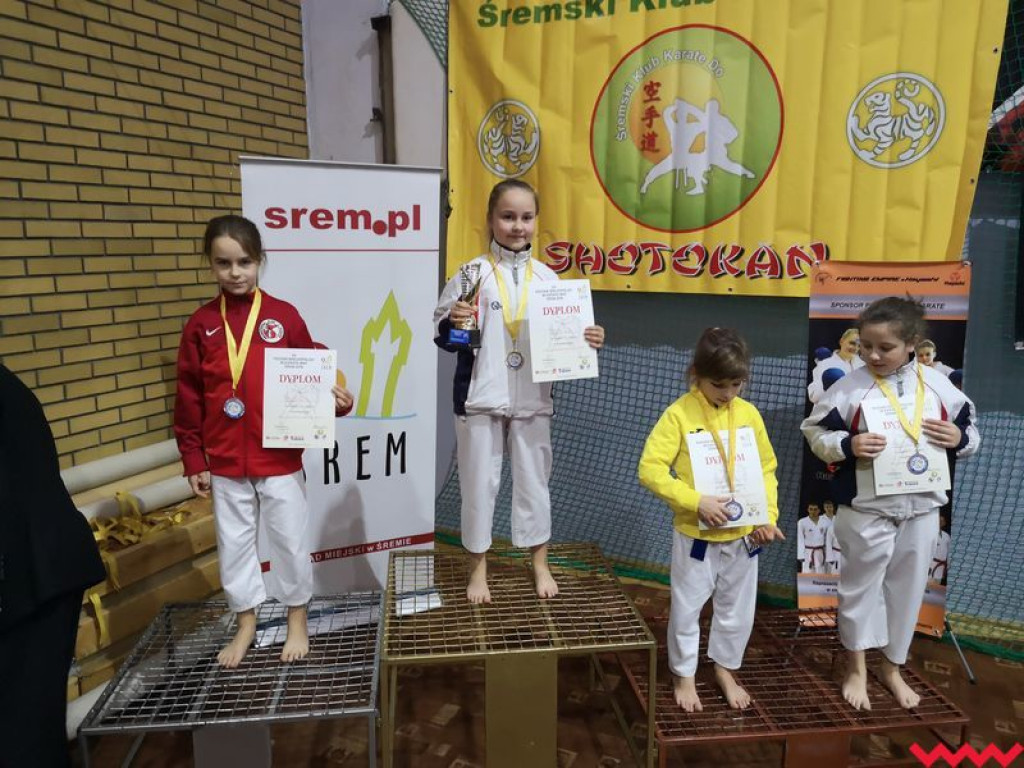 Kolejne miejsca na podium zawodników Wrzesińskiego Klubu Karate