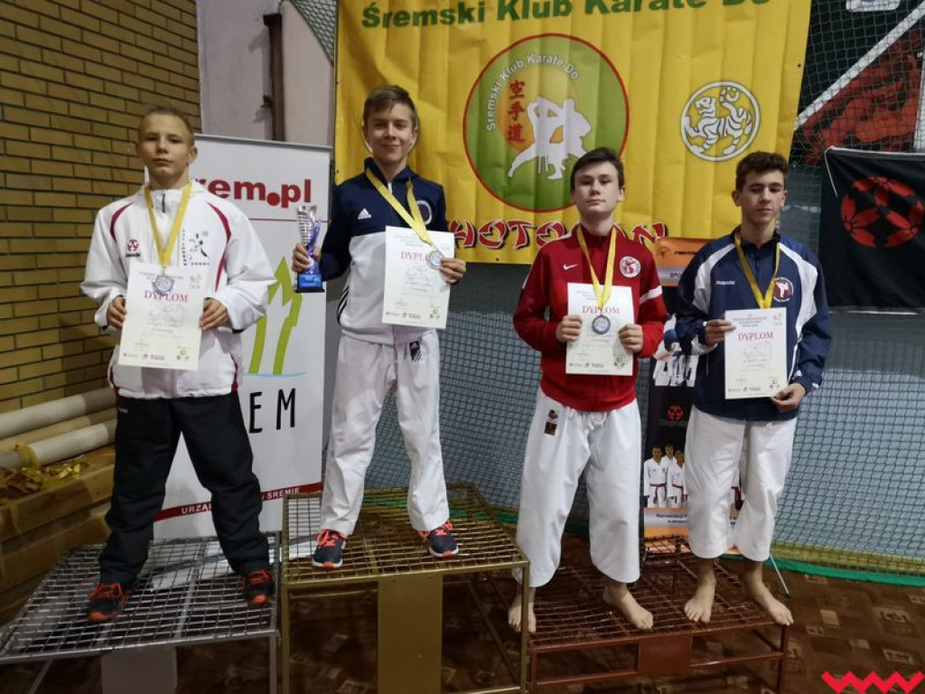 Kolejne miejsca na podium zawodników Wrzesińskiego Klubu Karate