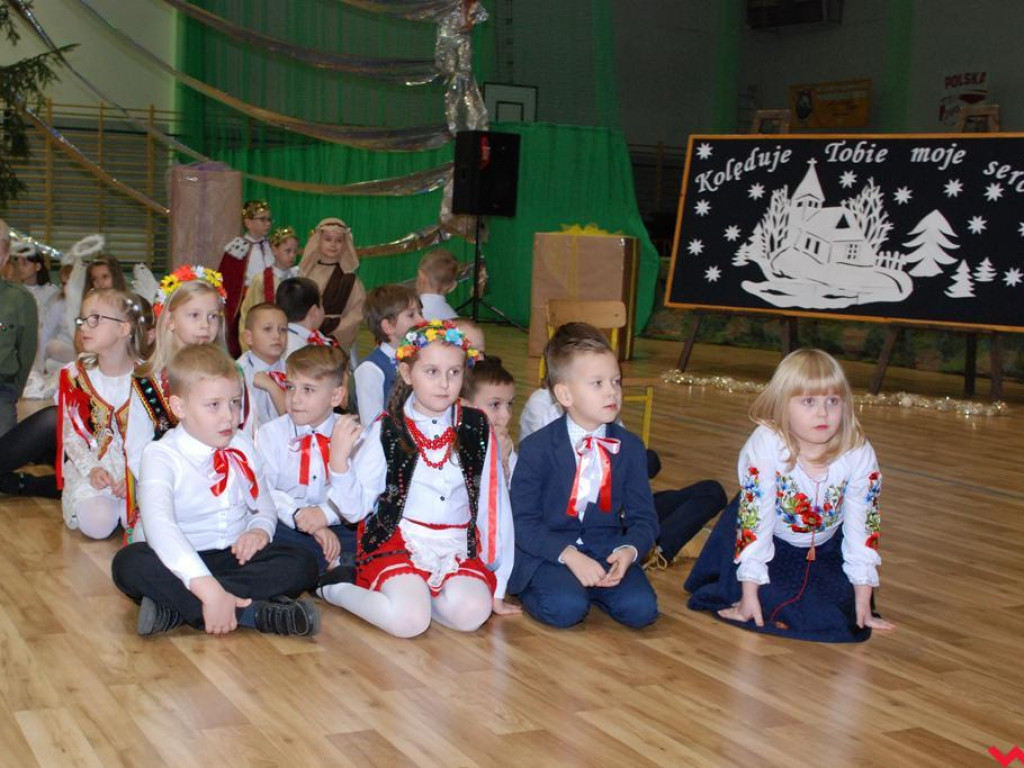 Wspólne kolędowanie w pyzdrskiej szkole