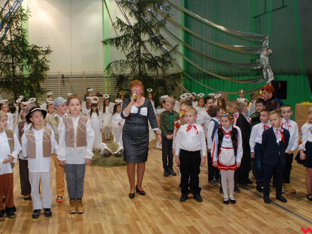 Wspólne kolędowanie w pyzdrskiej szkole
