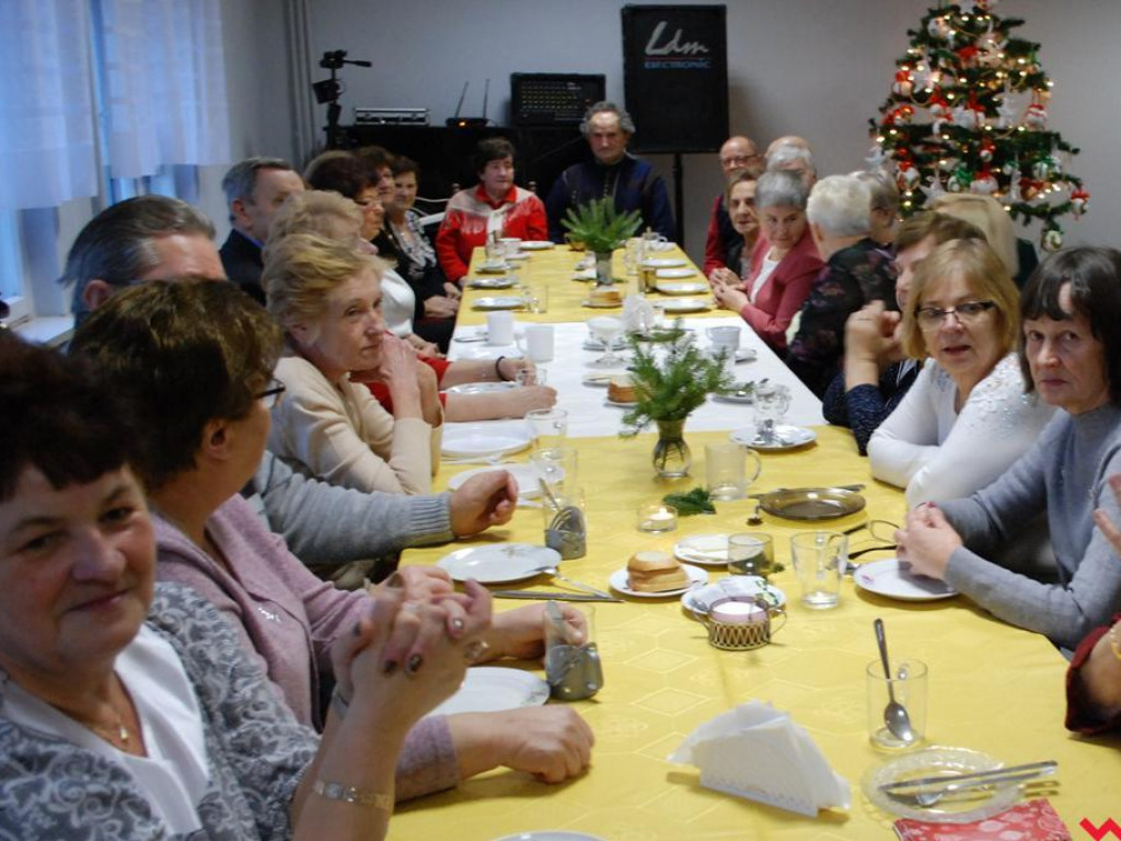 Spotkanie opłatkowe pyzdrskich seniorów