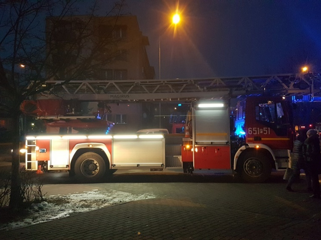 Pożar instalacji elektrycznej w centrum Wrześni. Na szczęście bez ofiar